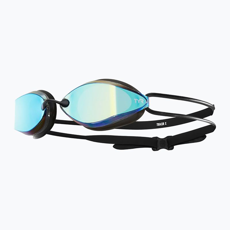 TYR Tracer-X Racing Mirrored gold/black swimming goggles LGTRXM_751 6