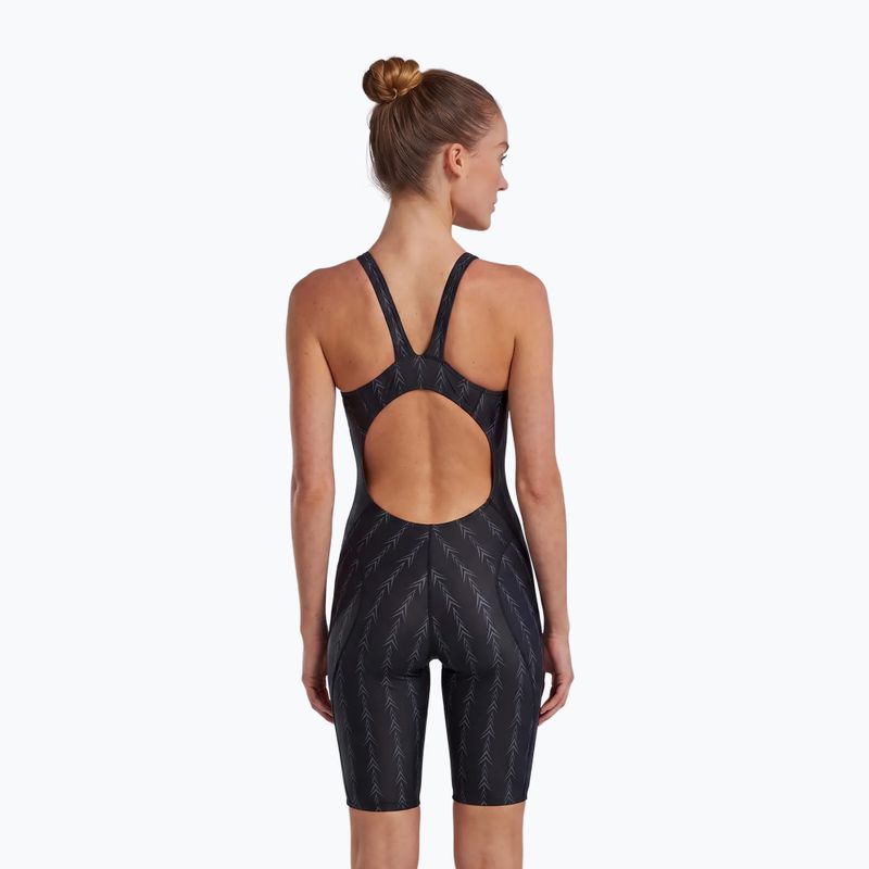 Ladies' one-piece swimsuit TYR Fusion 2 Aerofit Shortjohn black 2