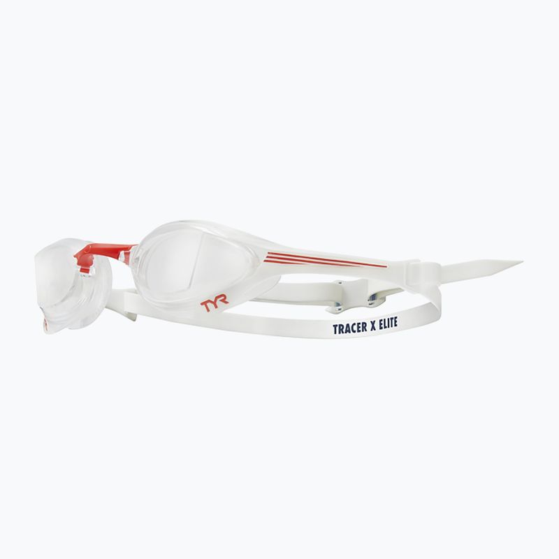 TYR Tracer-X Elite Racing swim goggles clear/red/navy LGTRXEL_642 6