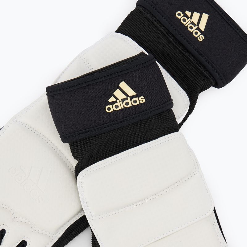 Foot protectors for teakwondo adidas WT white/ black 5