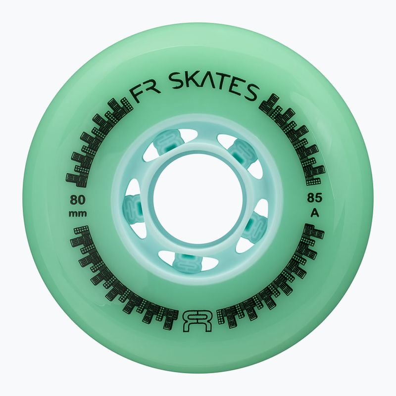 Roller skate wheels FR Skates Downtown Wheel 80mm/85A X4 mint/mint 3