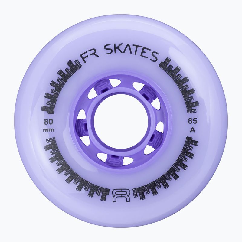 Roller skate wheels FR Skates Downtown Wheel 80mm/85A X4 light purple/purple 3
