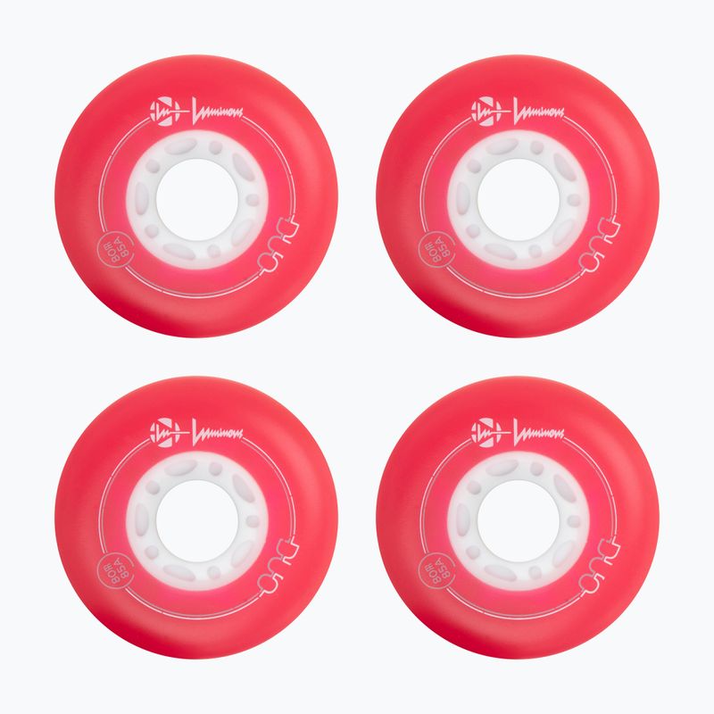 Roller skate wheels Luminous Led Wheels Duo 80mm/85A X4 red/blue 2