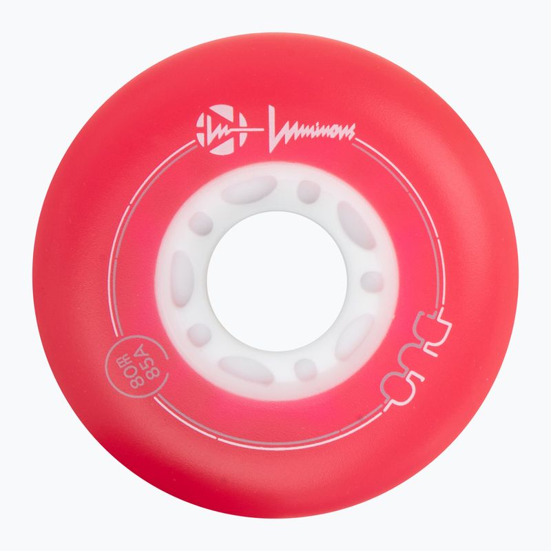 Roller skate wheels Luminous Led Wheels Duo 80mm/85A X4 red/blue 3
