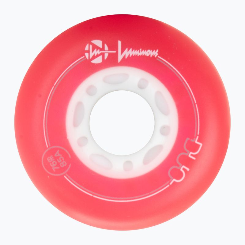 Roller skate wheels Luminous Led Wheels Duo 76mm/85A X4 red/blue 3