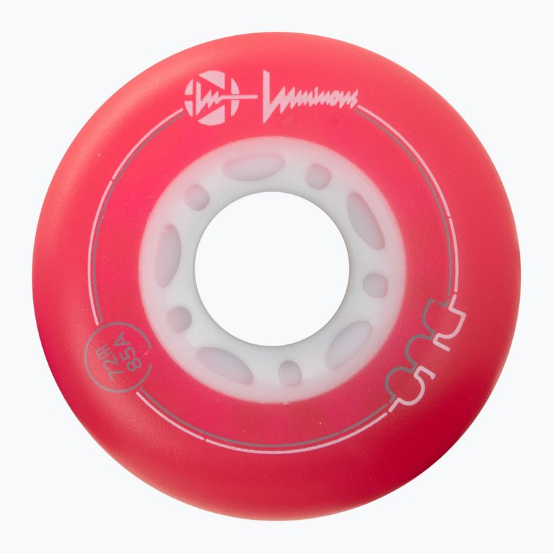 Roller skate wheels Luminous Led Wheels Duo 72mm/85A X4 red/blue 3