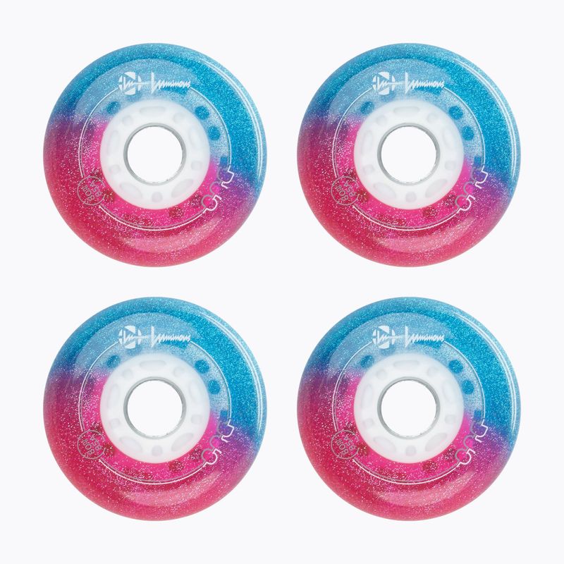 Roller skate wheels Luminous Led Wheels Duo 80mm/85A X4 galaxy/purple 2