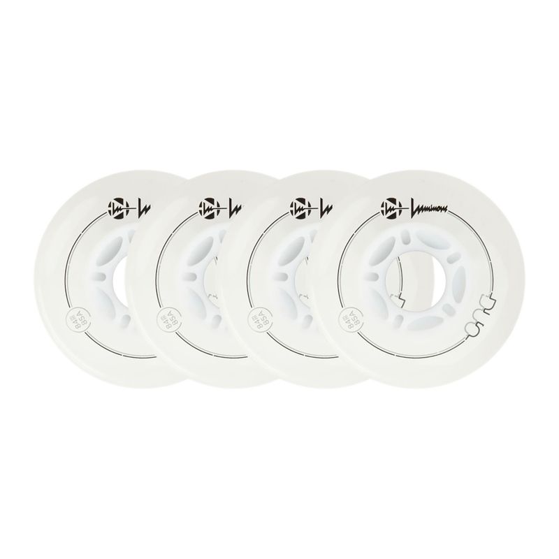 Roller skate wheels Luminous Led Wheels Duo 84mm/85A X4 white/red 6