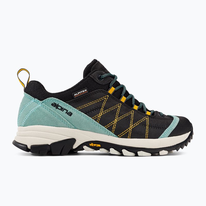 Women's trekking shoes Alpina Glacia opal blue/black 2