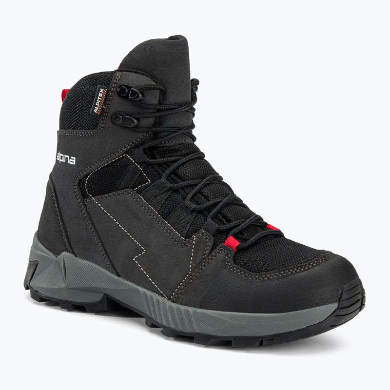 Men's trekking boots Alpina Tracker Mid black/grey