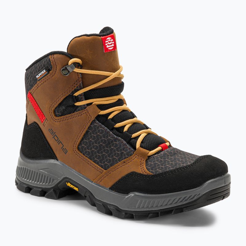 Women's trekking boots Alpina Irin 2.0 brown/black