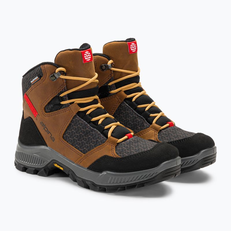 Women's trekking boots Alpina Irin 2.0 brown/black 5