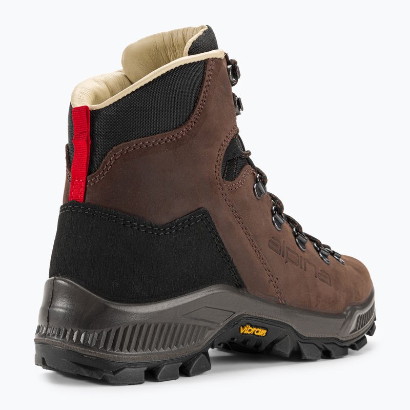 Women's trekking boots Alpina Prima Mid dark brown 9