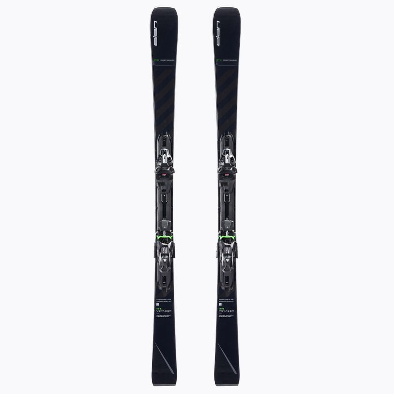 Men's folding downhill ski Elan VOYAGER BLACK + EMX 12 black AARHLK20