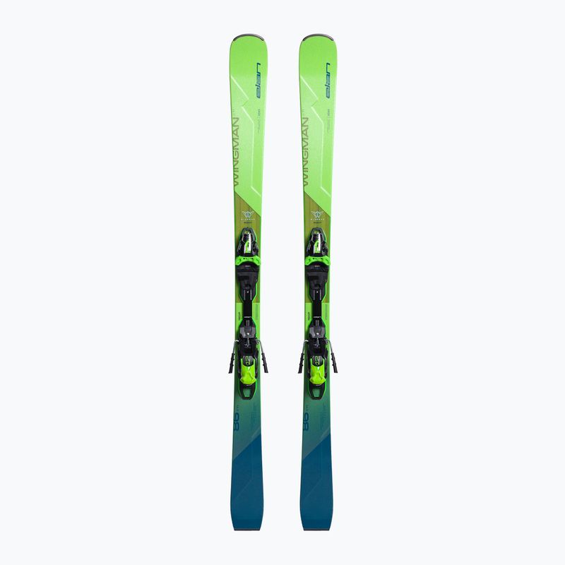 Elan Wingman 86 CTI Fusion X + EMX 12 men's downhill skis green ABAHBR21