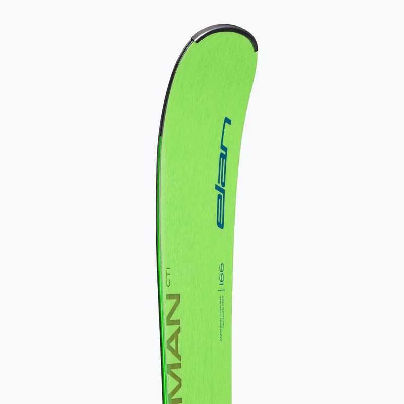 Elan Wingman 86 CTI Fusion X + EMX 12 men's downhill skis green ABAHBR21 8