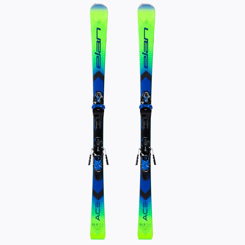 Elan SLX Fusion + EMX 12 downhill skis green AAKHRD21