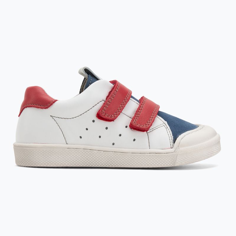 barefoot children's shoes Froddo Rosario white/red 2