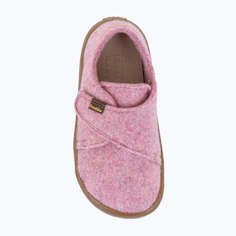 Children's barefoot shoes Froddo Barefoot Wooly pink 7