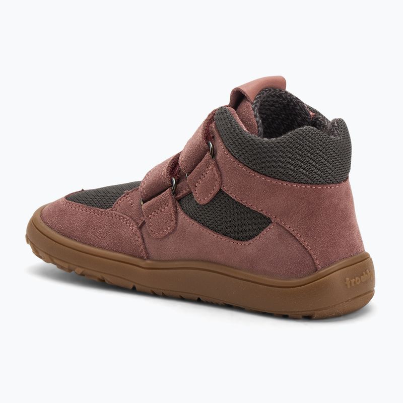 Children's barefoot shoes Froddo Tex Autumn grey/pink 3
