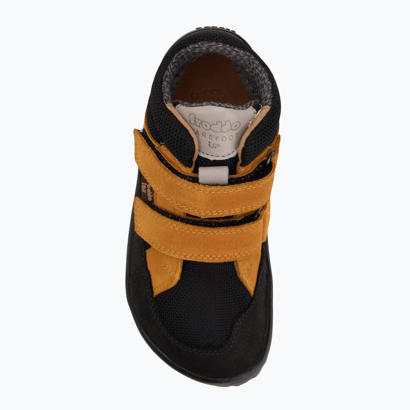 Children's barefoot shoes Froddo Up Tex Autumn black/orange 5