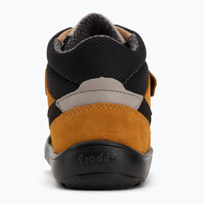 Children's barefoot shoes Froddo Up Tex Autumn black/orange 6
