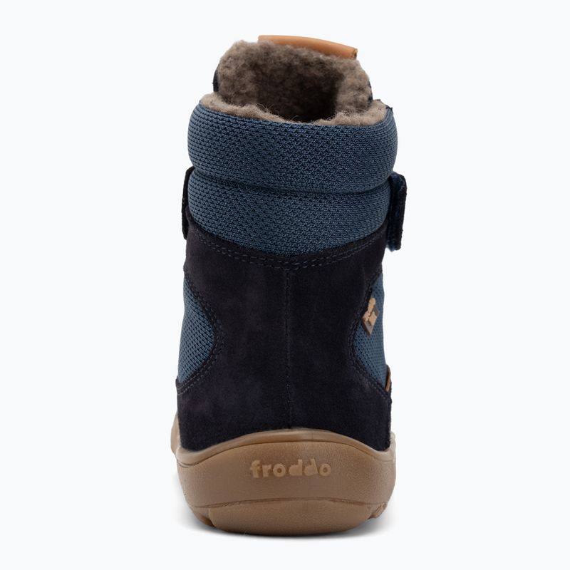 Children's barefoot snow boots Froddo Tex Winter dark blue 6