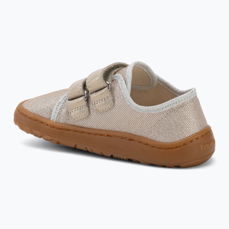 Children's barefoot shoes Froddo Canvas gold shine 3