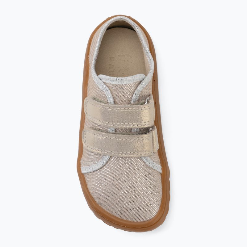 Children's barefoot shoes Froddo Canvas gold shine 5
