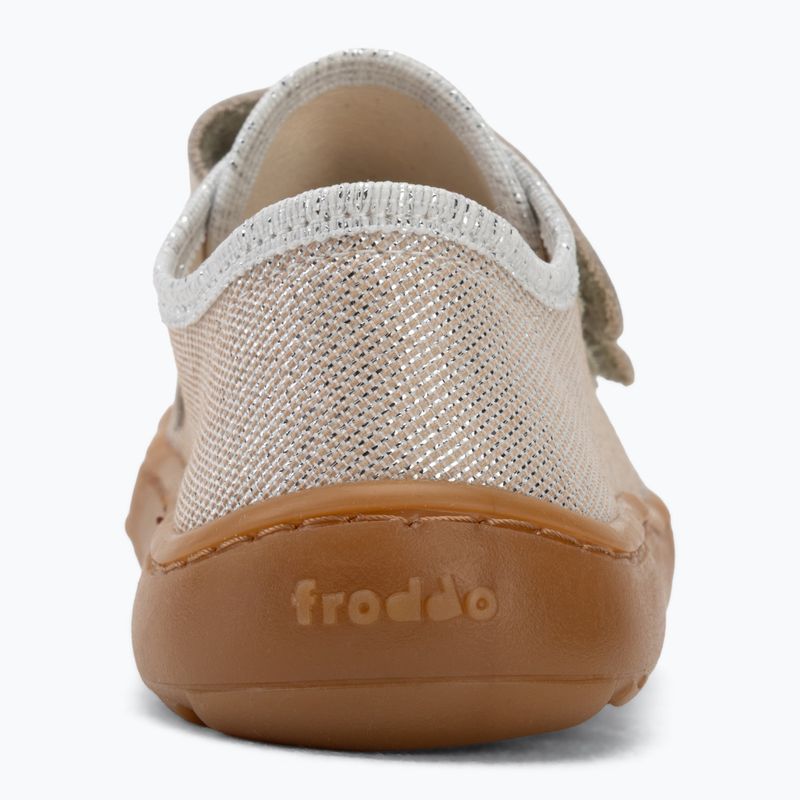 Children's barefoot shoes Froddo Canvas gold shine 6