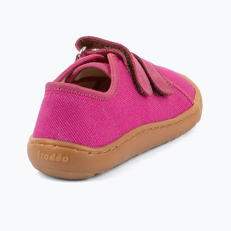 Children's barefoot shoes Froddo Canvas fuxia 5