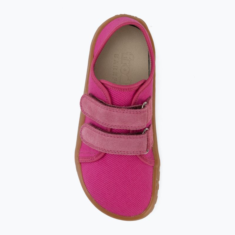 Children's barefoot shoes Froddo Canvas fuxia 5