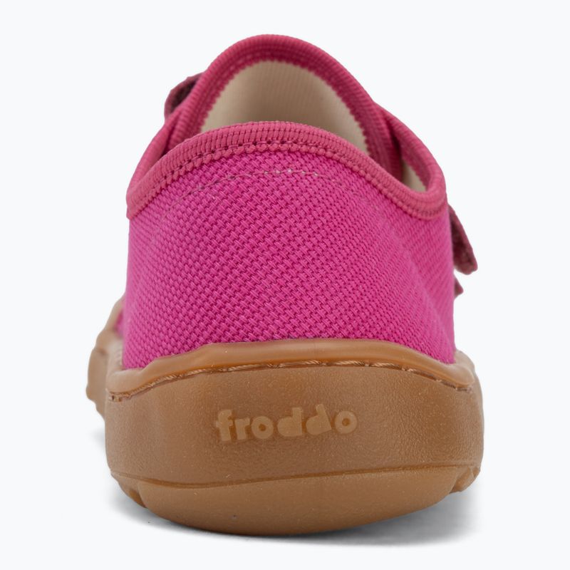 Children's barefoot shoes Froddo Canvas fuxia 6