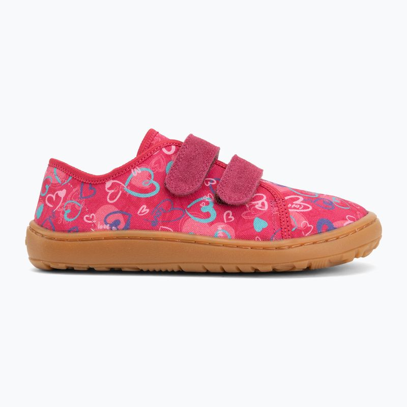 Children's barefoot shoes Froddo Barefoot Canvas fuxia+ 2