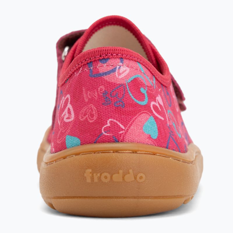 Children's barefoot shoes Froddo Barefoot Canvas fuxia+ 6