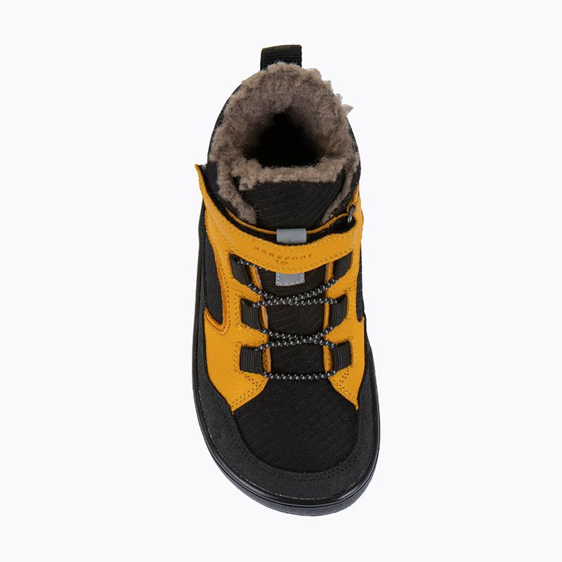 Children's barefoot snow boots Froddo Barefoot Up Path Tex black/yellow 7