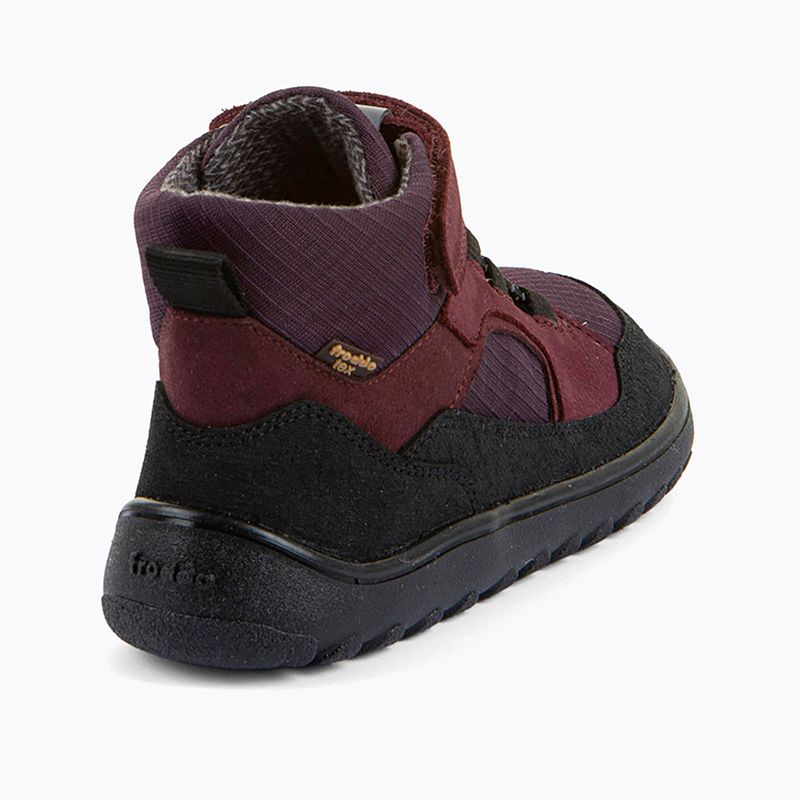 Children's barefoot snow boots Froddo Barefoot Up Path Tex dark bordeaux 5
