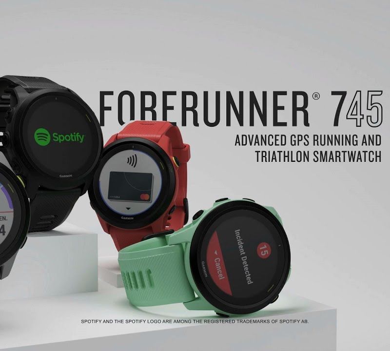 Garmin Forerunner 745 watch white 010-02445-13 8