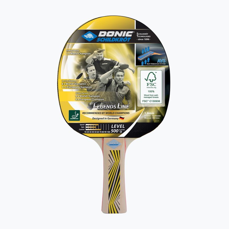 Donic-Schildkröt Legends 500 FSC table tennis racket 714407 9