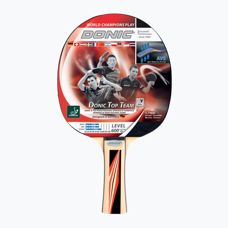 Donic-Schildkröt Top Team 600 table tennis racket 9