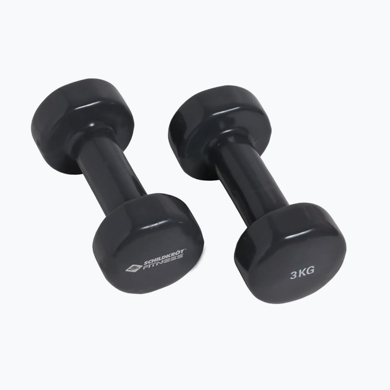 Schildkröt set Vinyl Dumbbells 3kg black 960007