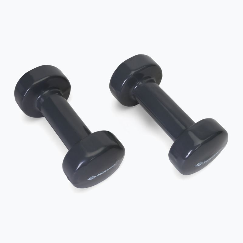 Schildkröt set Vinyl Dumbbells 3kg black 960007 2