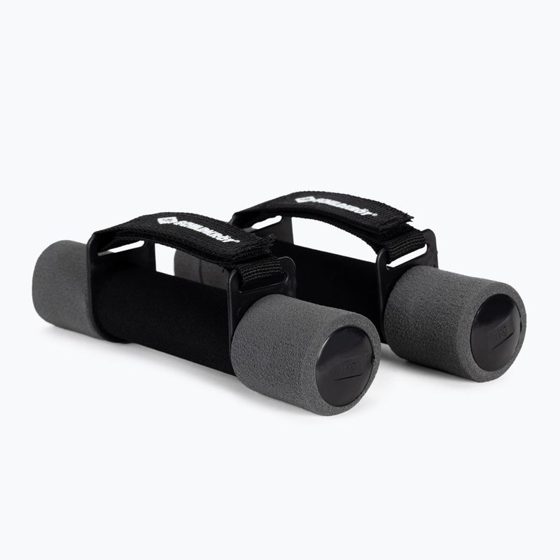 Schildkröt dumbbell set Soft Dumbbells 2 x 1 kg black/grey 960009
