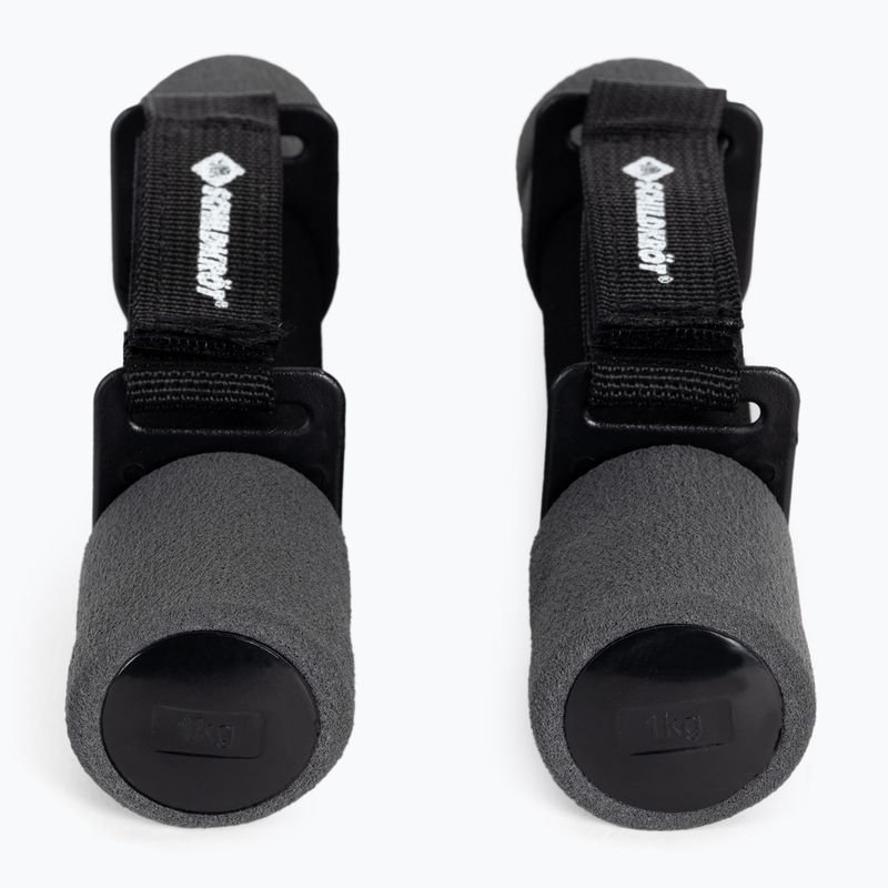 Schildkröt dumbbell set Soft Dumbbells 2 x 1 kg black/grey 960009 3