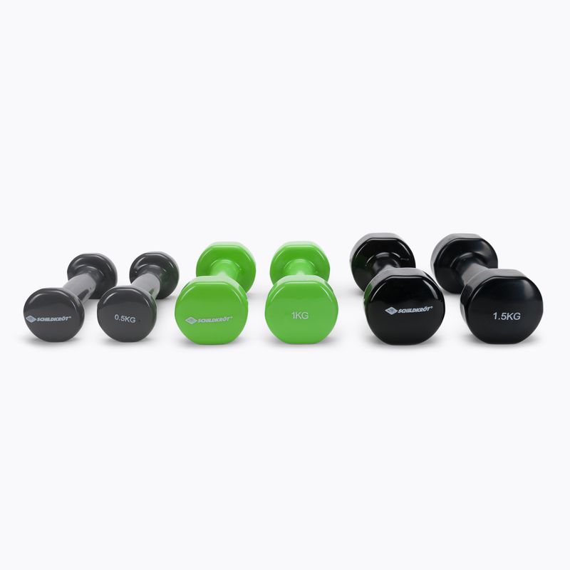 Schildkröt set Vinyl Dumbbells in Suitcase 960010 2