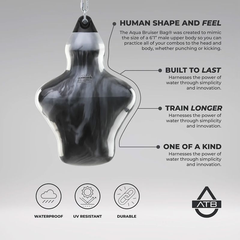 Punching bag Aqua Training Bag Bruiser 18" haymaker black 2