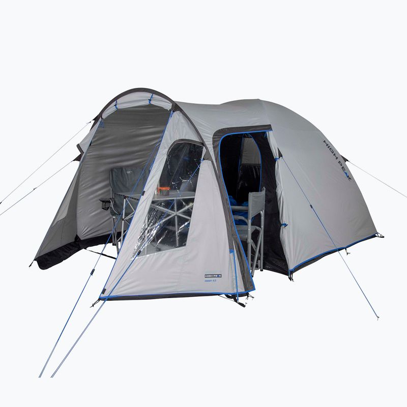 4-person camping tent High Peak Tessin grey 10224 5