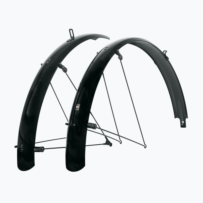SKS Bluemels Basic set 28" / 35 mm black bicycle mudguards 2