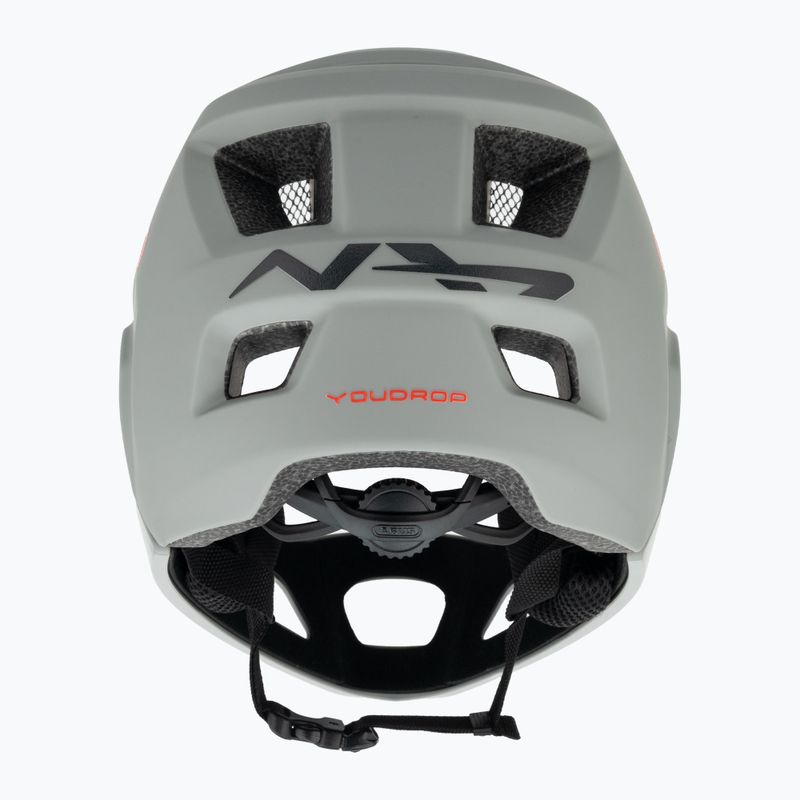 ABUS Children's bike helmet Youdrop FF chalk grey 3
