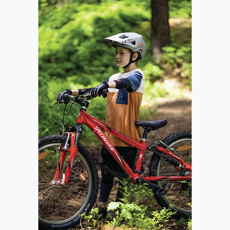 ABUS Children's bike helmet Youdrop FF chalk grey 7